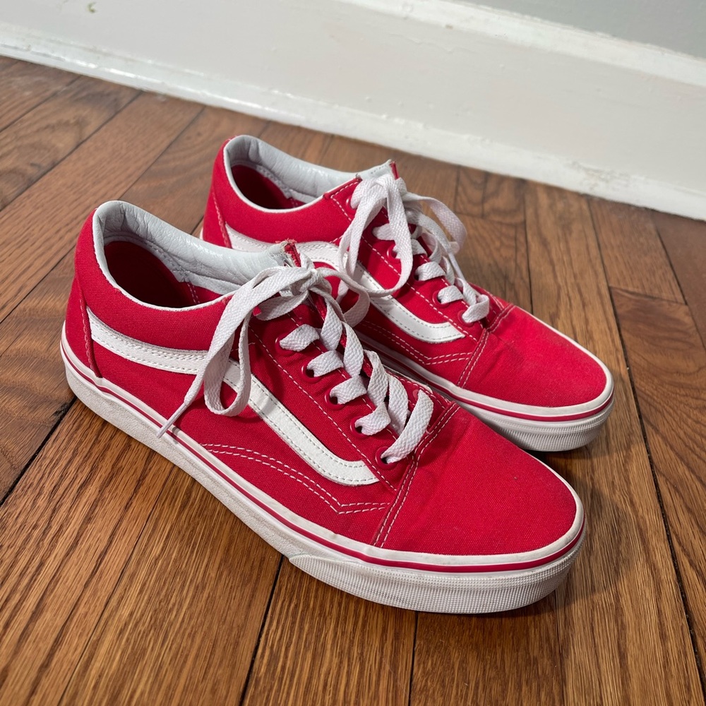 Red Old Skool Vans